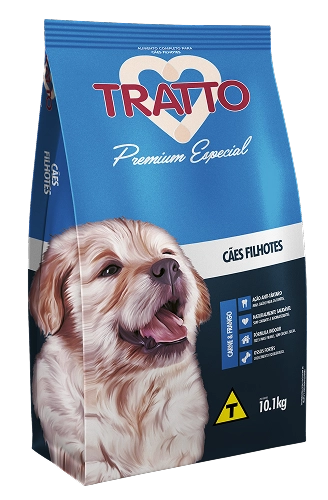 Tratto Premium Especial Cães Filhotes – Carne & Frango
