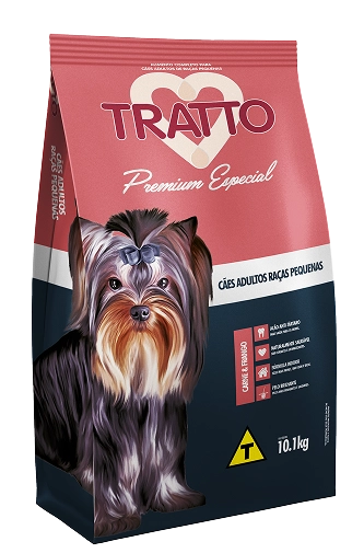 Tratto Premium Especial Cães Adultos Raças Pequenas – Carne & Frango